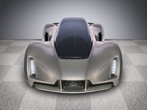 Blade, the 3D-printed, green supercar. (Image via Divergent Microfactories)