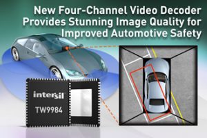 TW9984 analogue video decoder replaces up to nine discrete components
