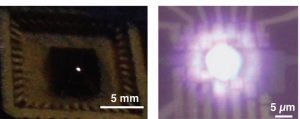 bright visible-light emission from suspended graphene.