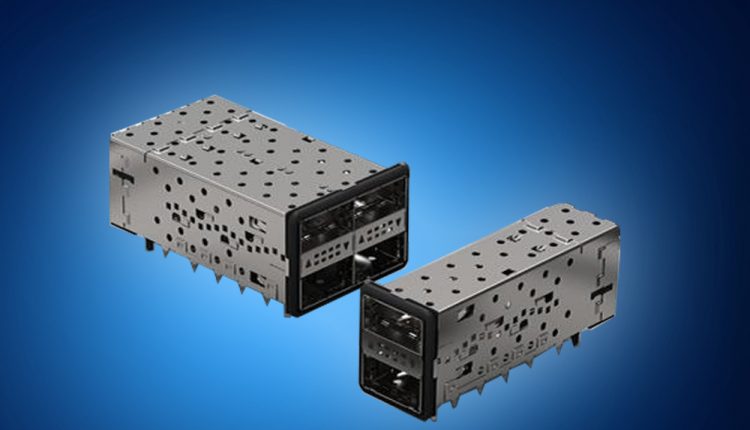 Mouser – TE Connectivity High Signal Integrity Stacked QSFP+ Connector and Cage Assemblies