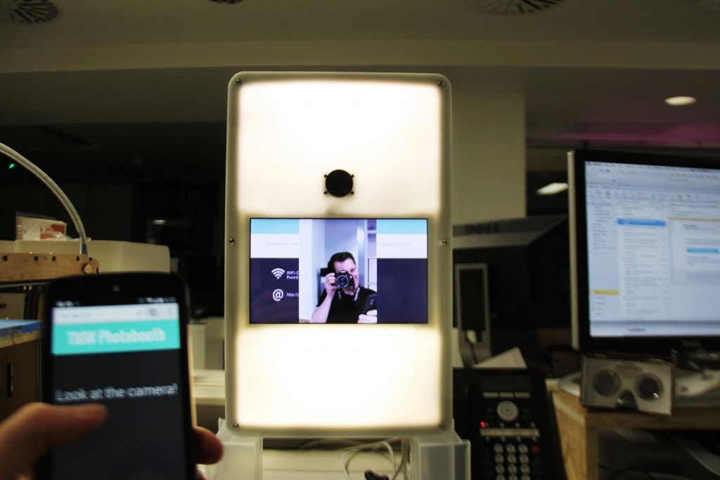 Pi-Booth. (Image via Roo Williams)