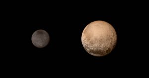 Pluto and Charon captured by New Horizons. (Image credit: Credits: NASA-JHUAPL-SWRI)