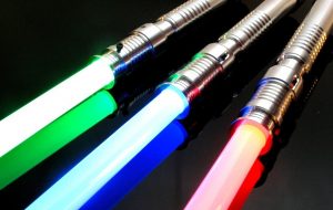 Some of Genesis Custom Sabers' creations. (Image via Genesis Custom Sabers)