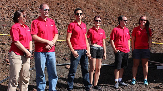 The crew. (Image via HI-SEAS)