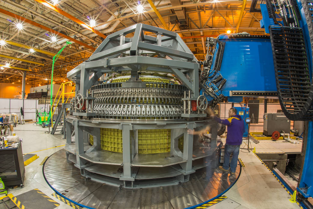 Orion's pressure vessel upon completion. (Image Credit: NASA)