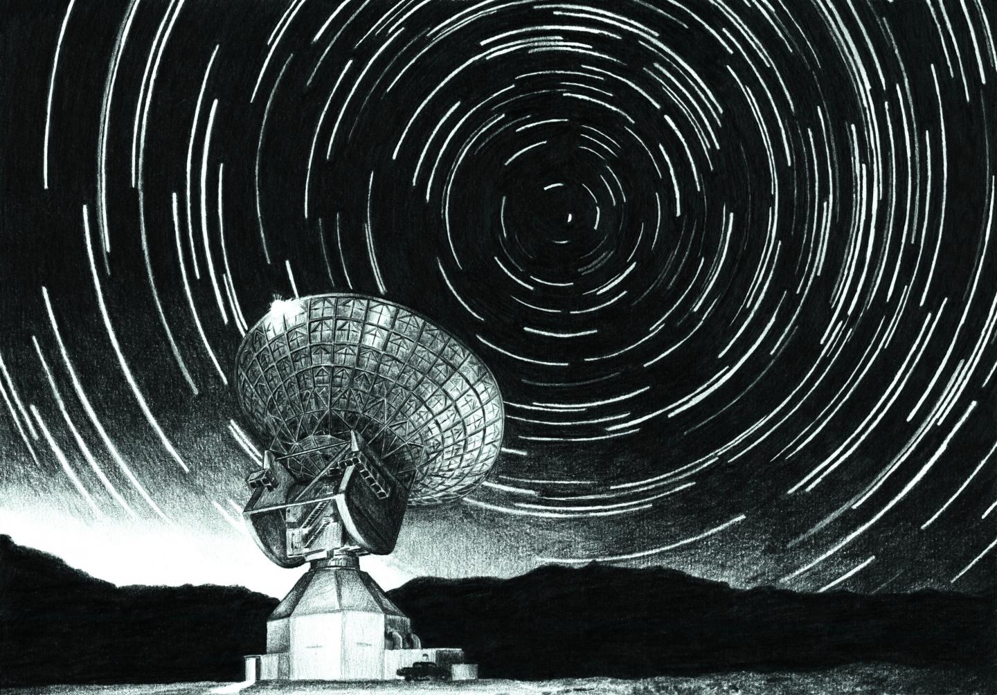 Messages from the earth will be beamed to the stars.( Image Credit: Paul Quast)