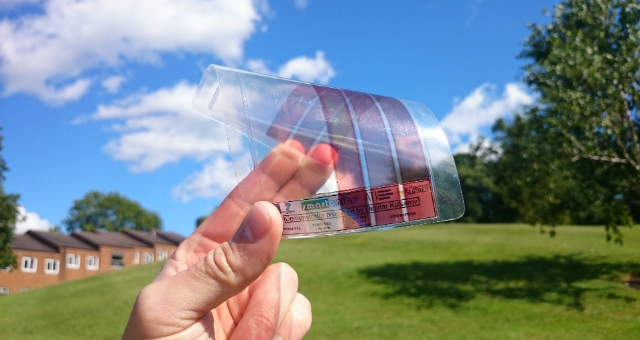 Flexible solar cell Image Credit: University of Surrey