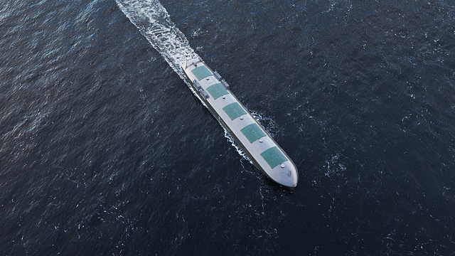 Autonomous ship concept. (Image Credit: Rolls-Royce)