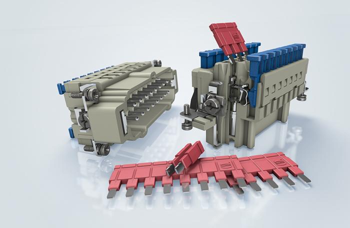 Common contact’ technology simplifies multipole connector assembly