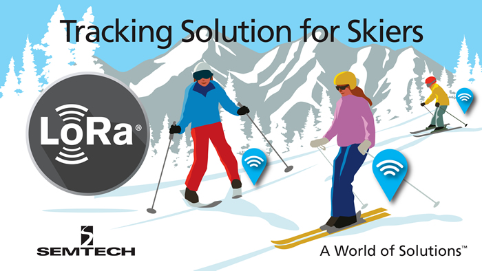 Semtech LoRa technology keep skiers safe in the Alps