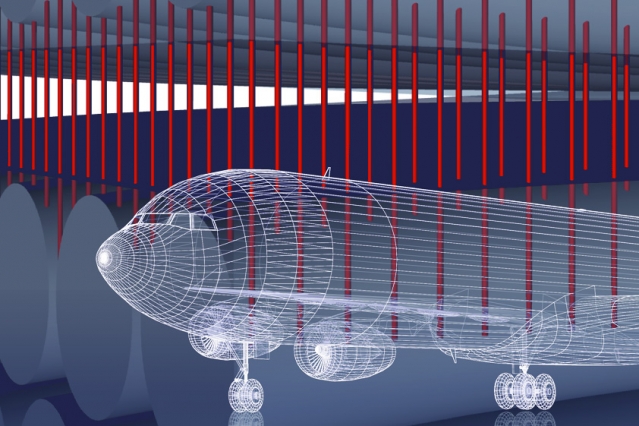 MIT aerospace engineers found a way to bond composite layers, producing a material that is substantially stronger than other advanced composites. (Illustration Credit: Christine Daniloff/MIT)