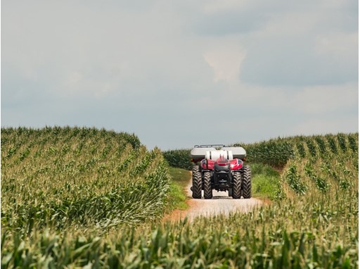 CNH Industrial brands reveal concept autonomous tractor development. (Image via CNH Industrial)