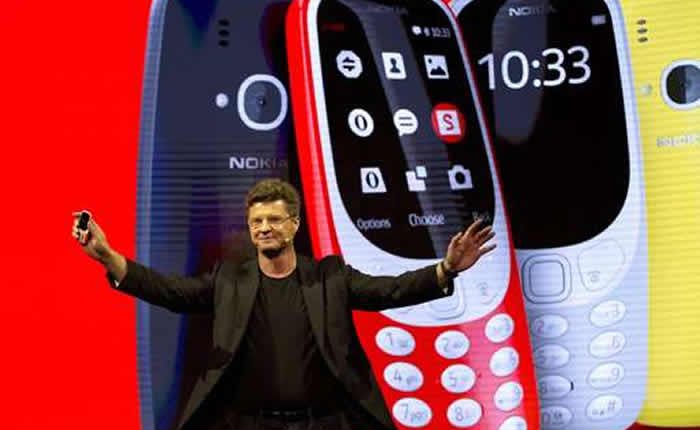 The launch of the retro Nokia 3310