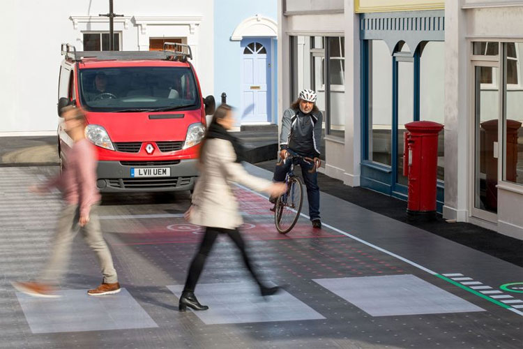 digitized zebra crossing