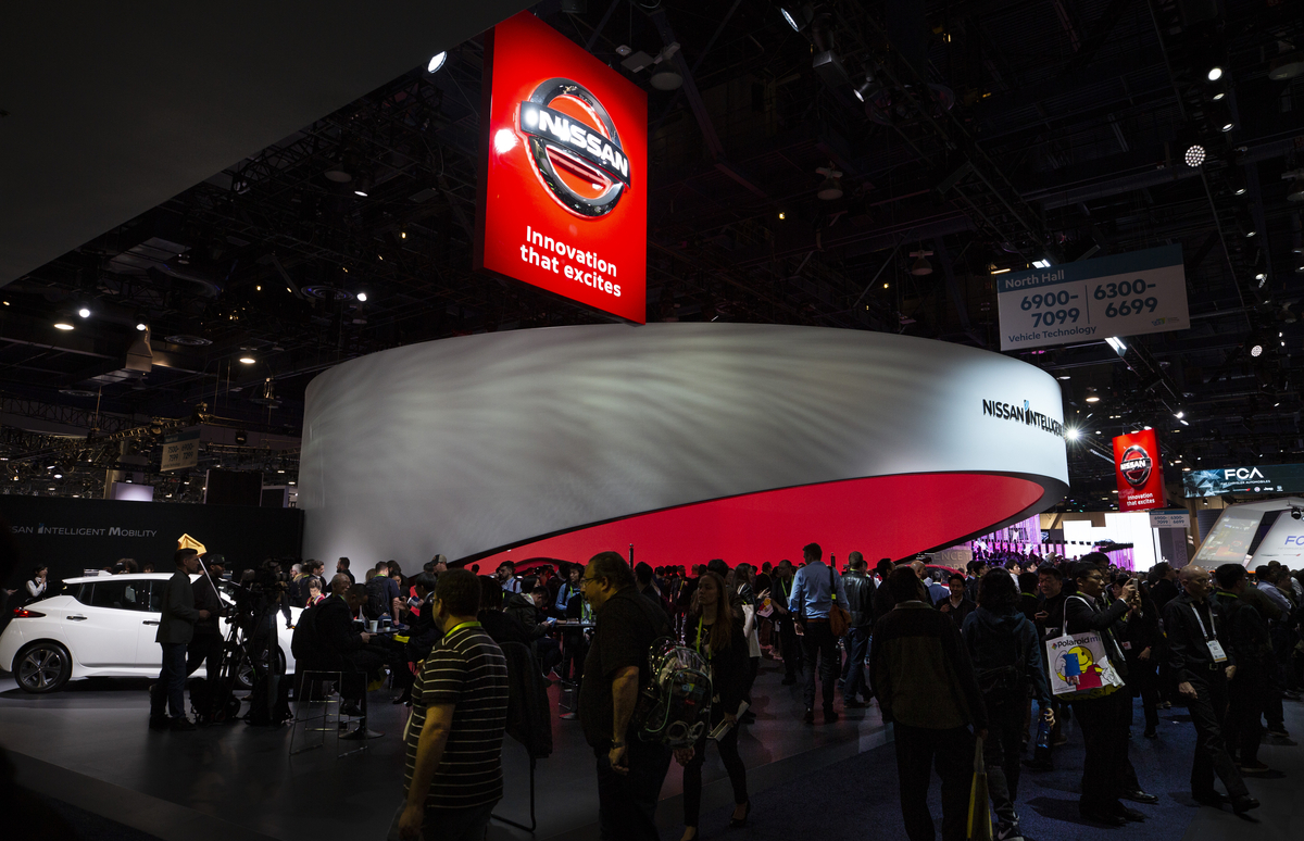 Nissan at CES 2019. (Image Credit: Nissan)