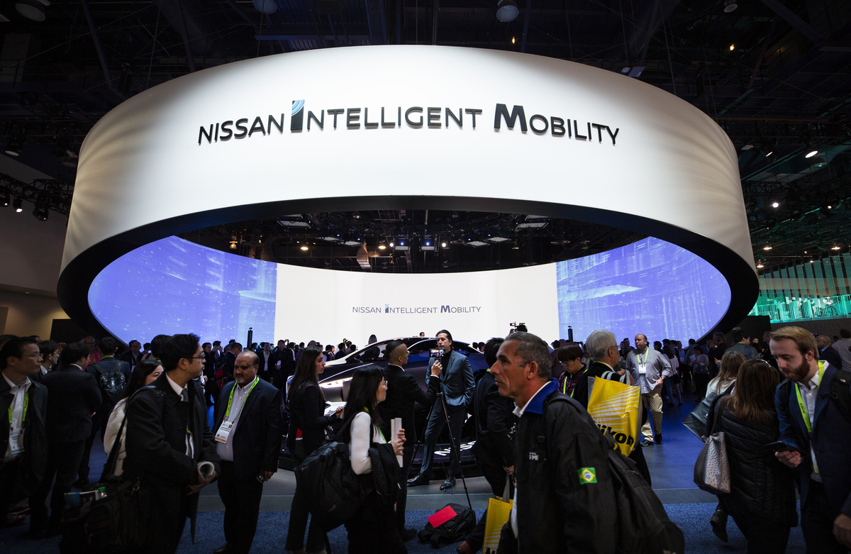 Nissan at CES 2019. (Image Credit: Nissan)
