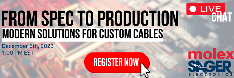 EEDI-MolexSager Cable Solutions Webinar