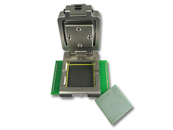75GHz BGA socket for 1mm pitch BGA1156