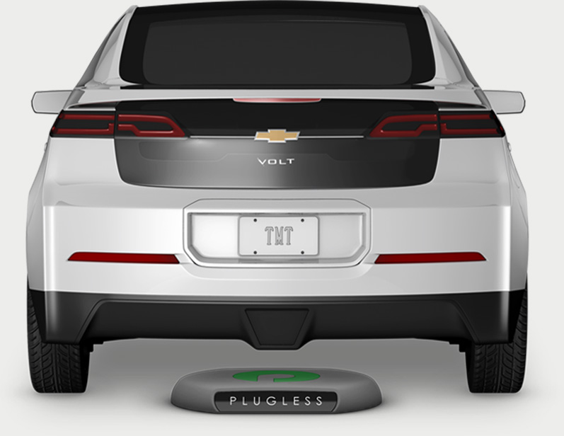 Plugless wireless charging for electric vehicles. (Image via Plugless)