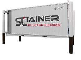 Self-lifting container. (Image via Excalibur Shelters)